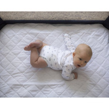 Wholesale High Quality Soft Terry Waterproof Crib Baby Quilted 100% Bamboo Mattress Cover